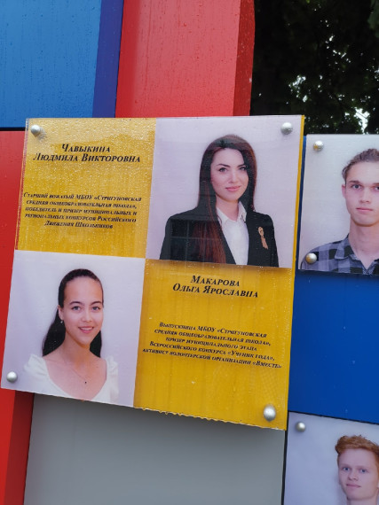 Имена 18 активистов украсили обновлённую молодёжную Доску почёта Борисовского района.